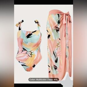 NEW Colorful 2 piece bathing suit